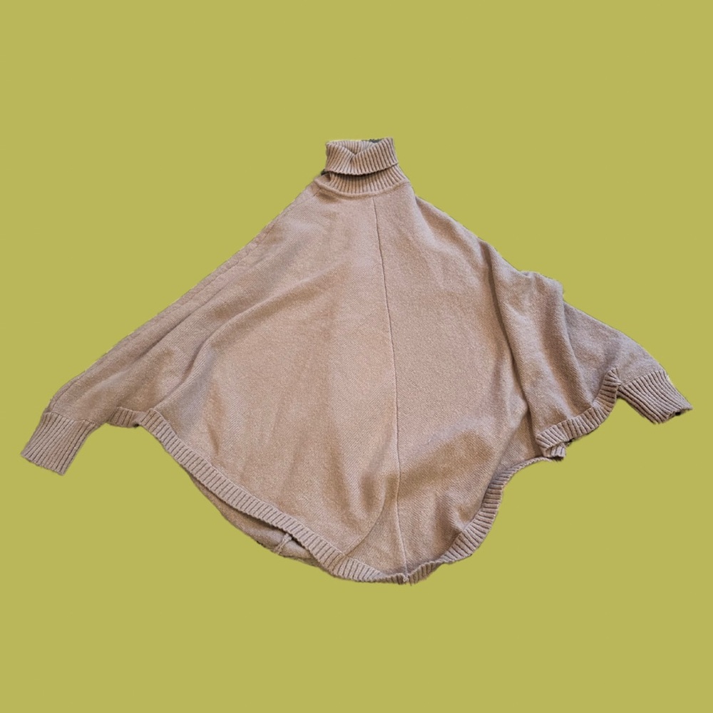 Cozy tan turtleneck sweater
